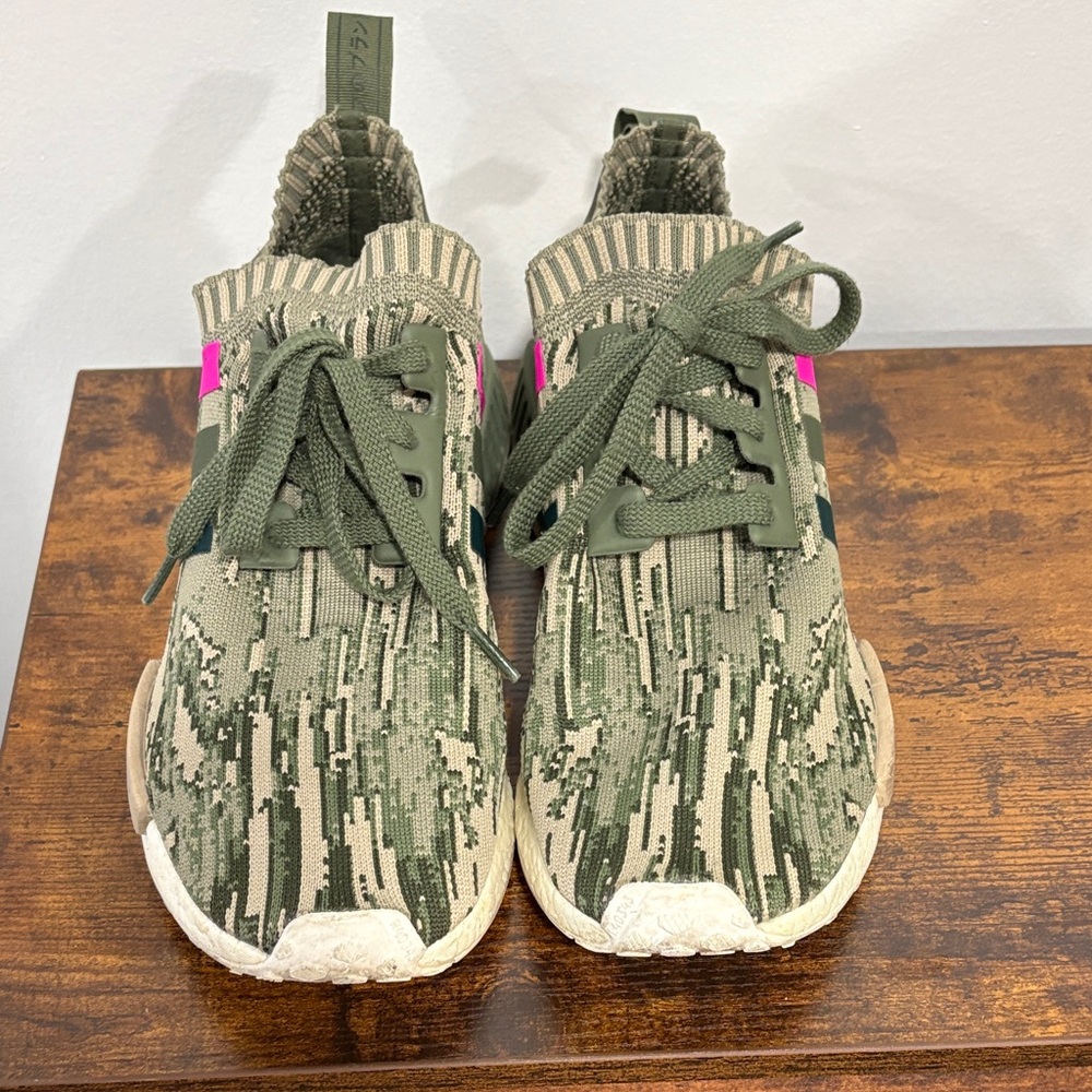 adidas NMD Primeknit Greenglitch Camo